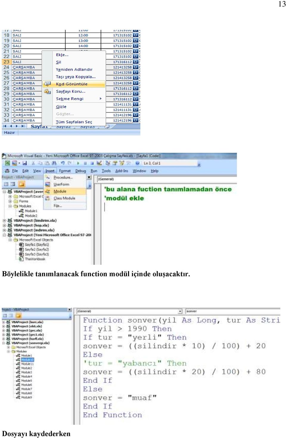 function modül