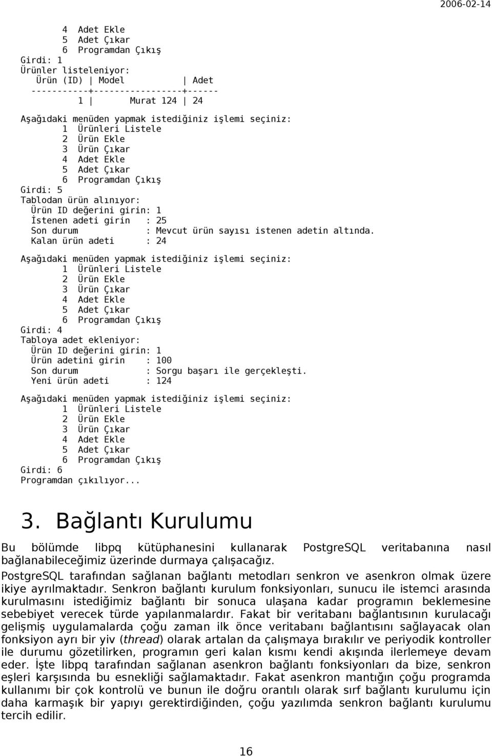 ürün sayısı istenen adetin altında.