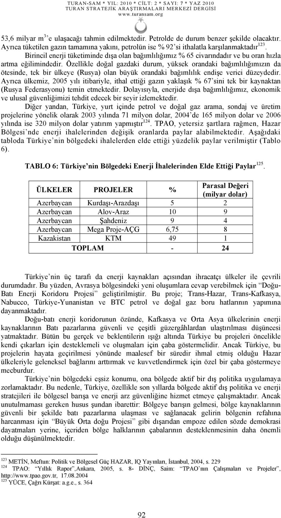 Özellikle doğal gazdaki durum, yüksek orandaki bağımlılığımızın da ötesinde, tek bir ülkeye (Rusya) olan büyük orandaki bağımlılık endişe verici düzeydedir.