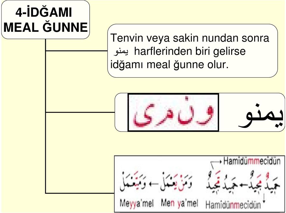 harflerinden biri gelirse