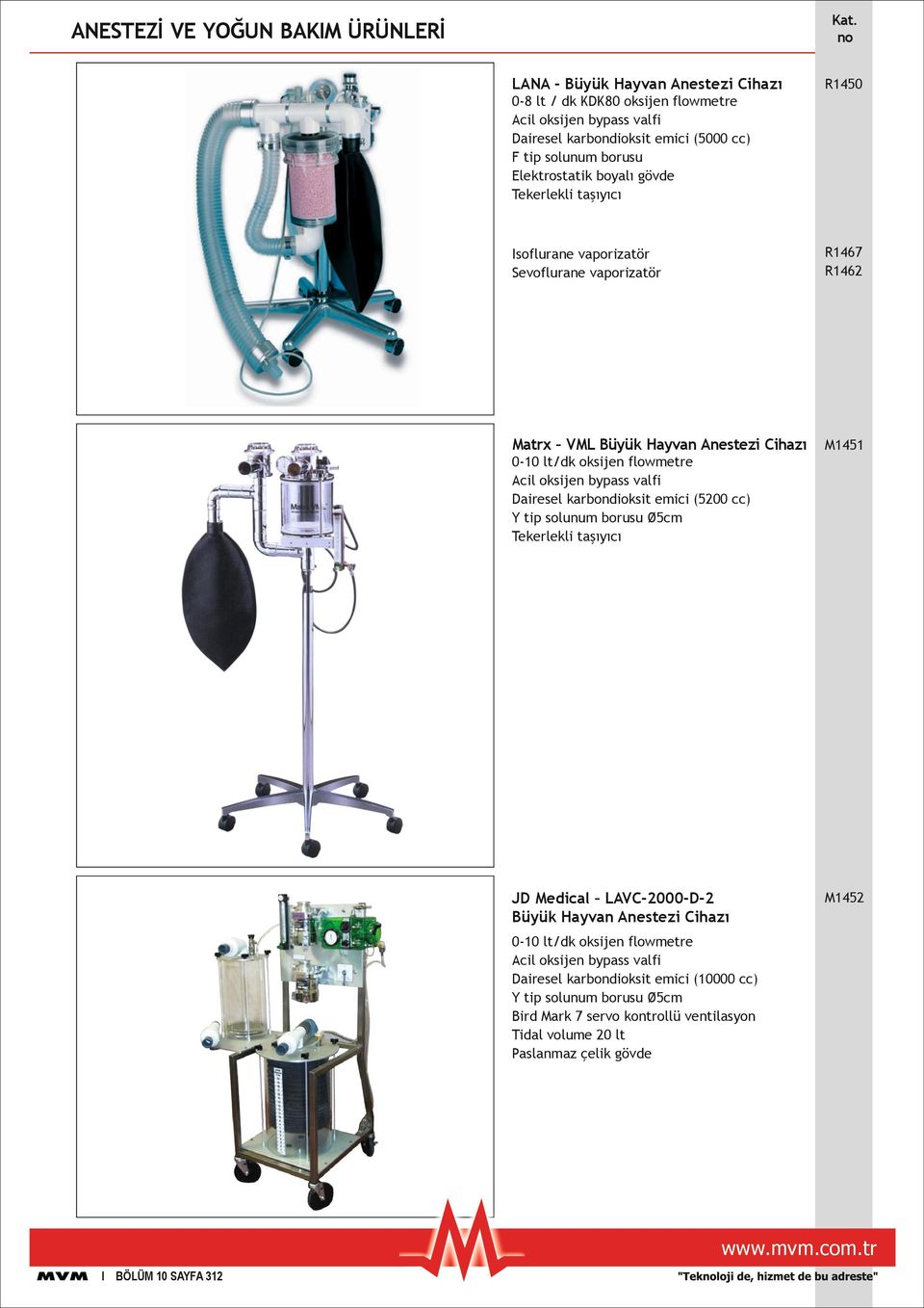 taşıyıcı 0-10 lt/dk oksijen flowmetre Acil oksijen bypass valfi Dairesel karbondioksit emici (5200 cc) Y tip solunum borusu Ø5cm Tekerlekli taşıyıcı 0-10 lt/dk oksijen flowmetre Acil