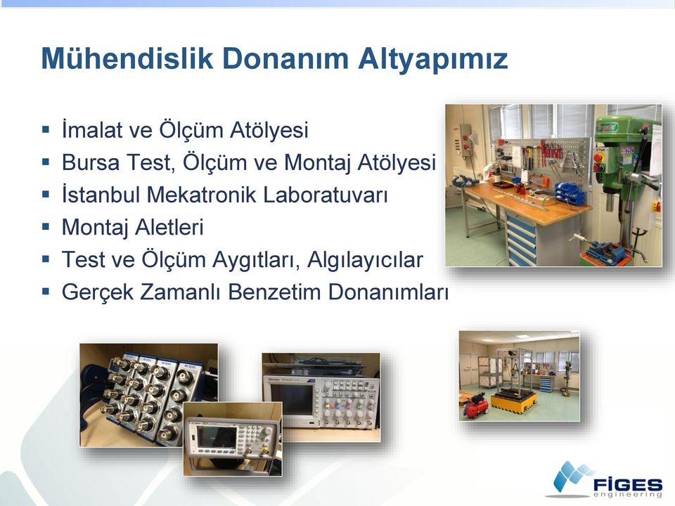 İstanbul Mekatronik Laboratuvarı Montaj Aletleri Test