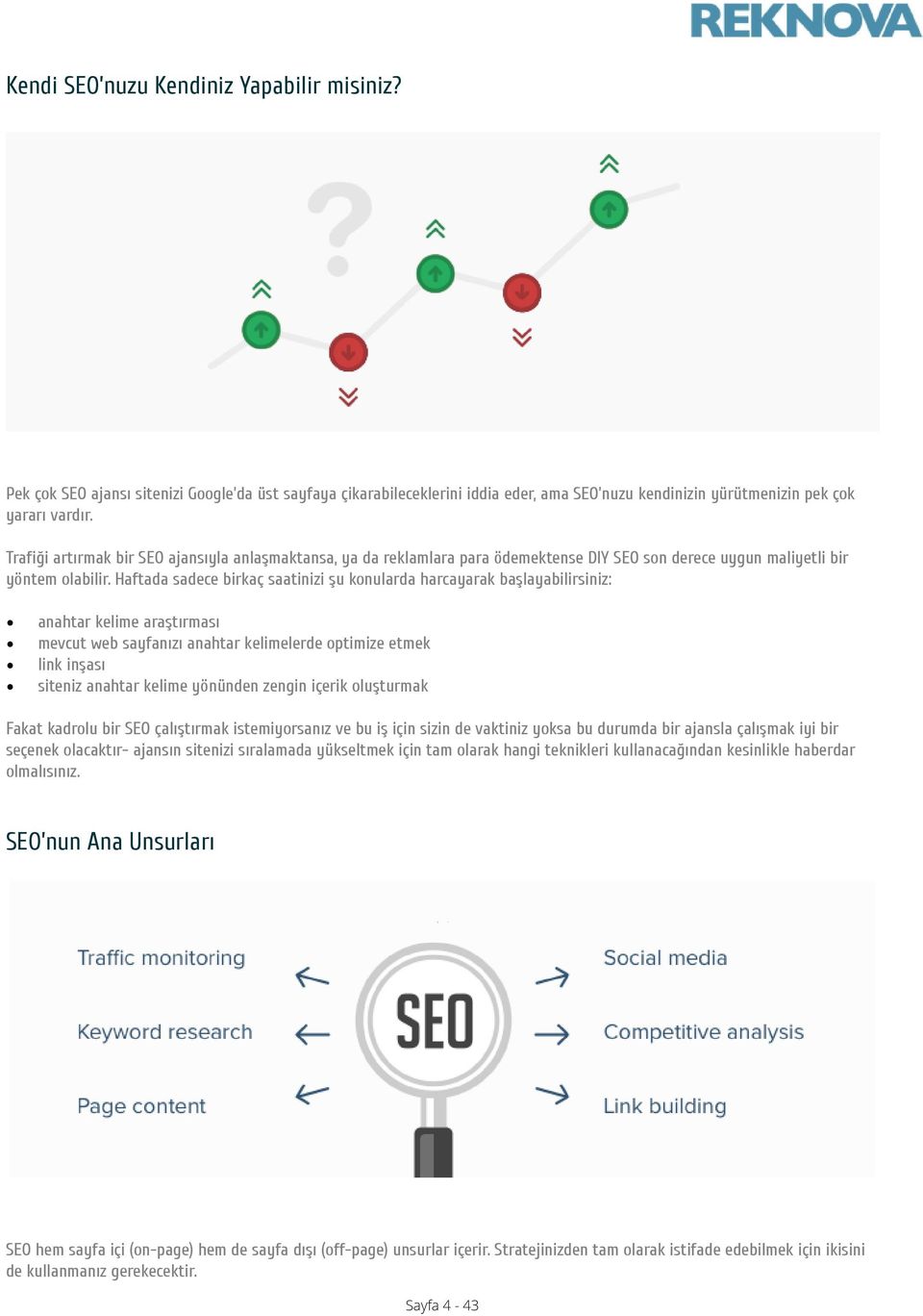 Haftada sadece birkaç saatinizi şu konularda harcayarak başlayabilirsiniz: anahtar kelime araştırması mevcut web sayfanızı anahtar kelimelerde optimize etmek link inşası siteniz anahtar kelime