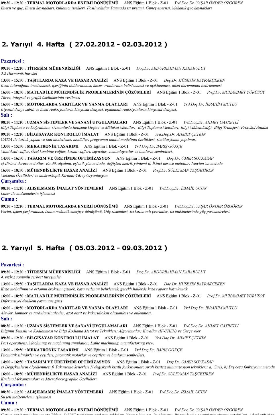 Türev, integral ve grafik özelliklerinin verilmesi Kiyasal denge sabiti ve basit reaksiyonların kimyasal dengesi, eşzamanlı reaksiyonların kimyasal dengesi, Bilgi Toplama ve Doğrulama; Uzmanlarla