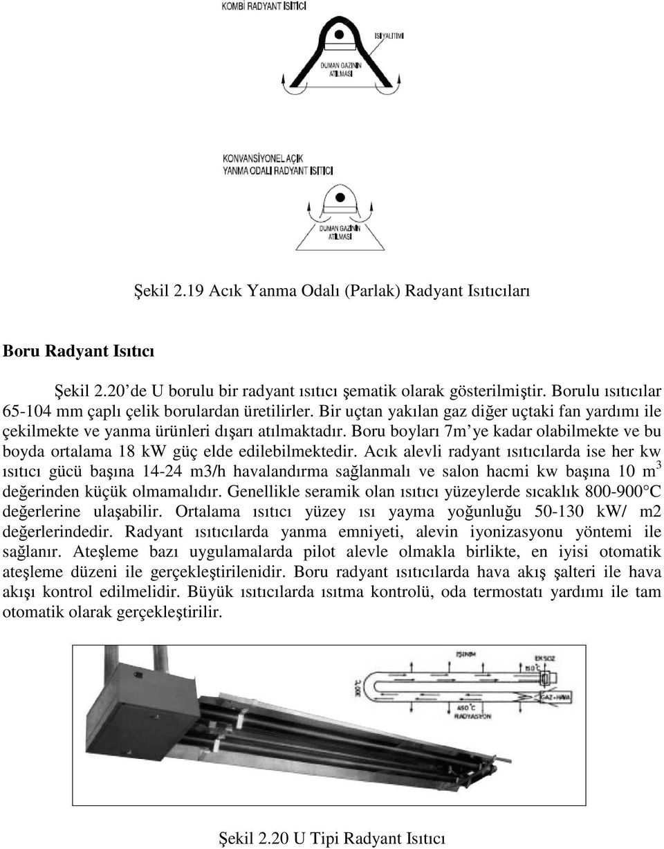 Boru boyları 7m ye kadar olabilmekte ve bu boyda ortalama 18 kw güç elde edilebilmektedir.