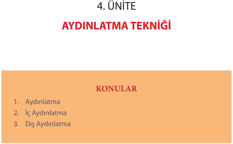 Aydınlatma 2.