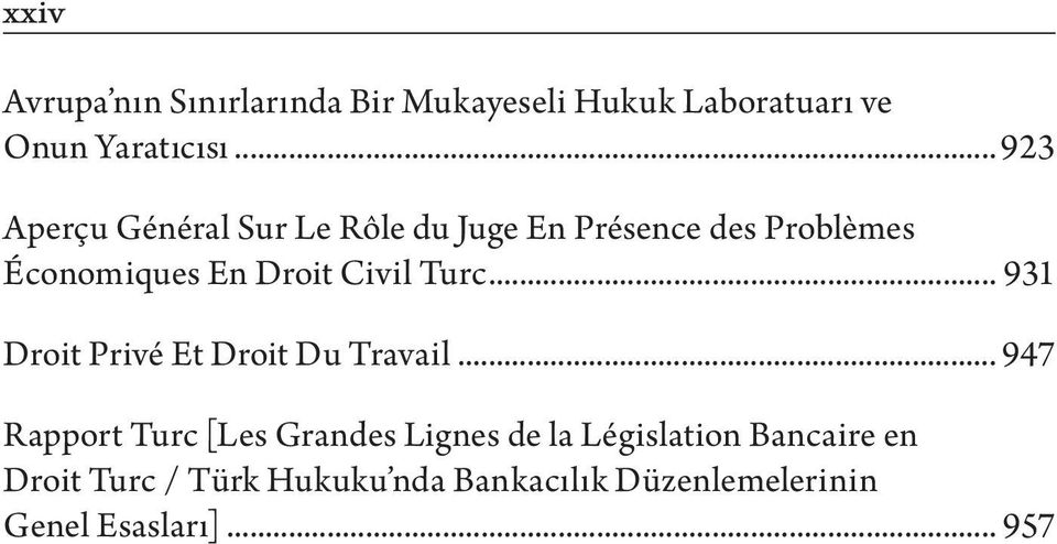 Civil Turc... 931 Droit Privé Et Droit Du Travail.