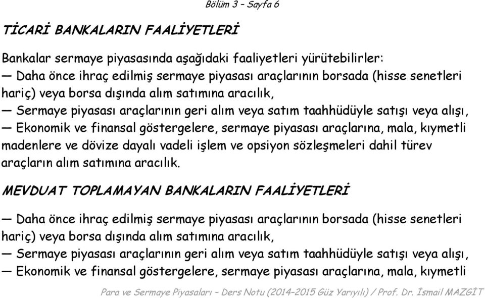 kıymetli madenlere ve dövize dayalı vadeli işlem ve opsiyon sözleşmeleri dahil türev araçların alım satımına aracılık.