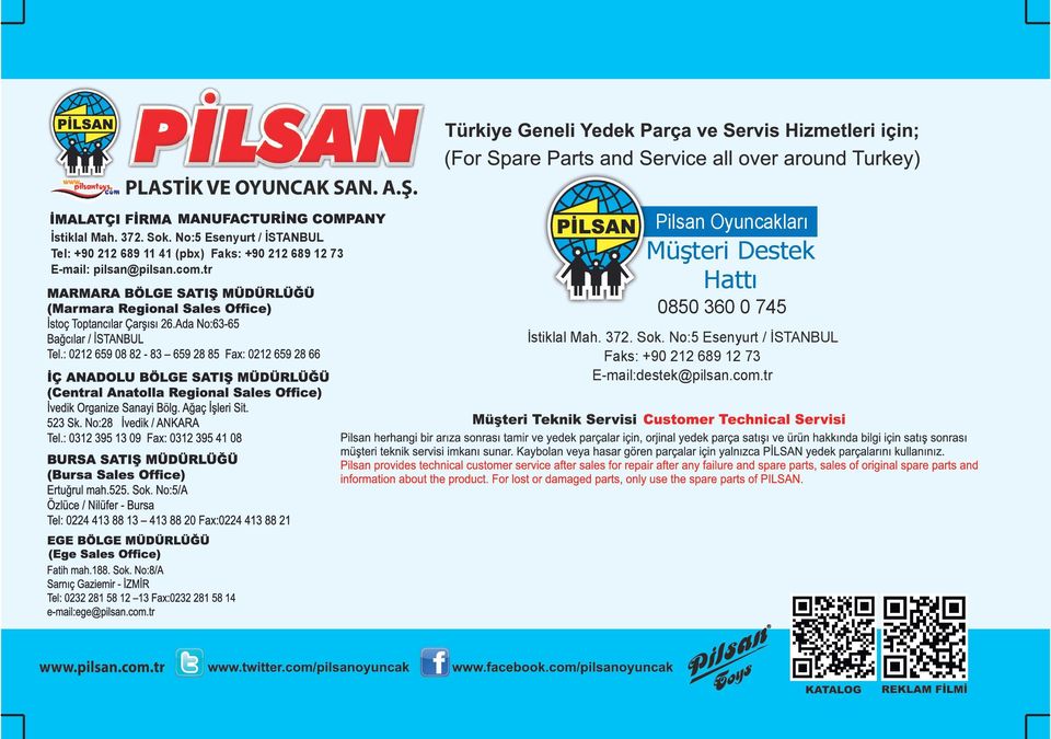 12 73 E-mail: pilsan@pilsan.com.