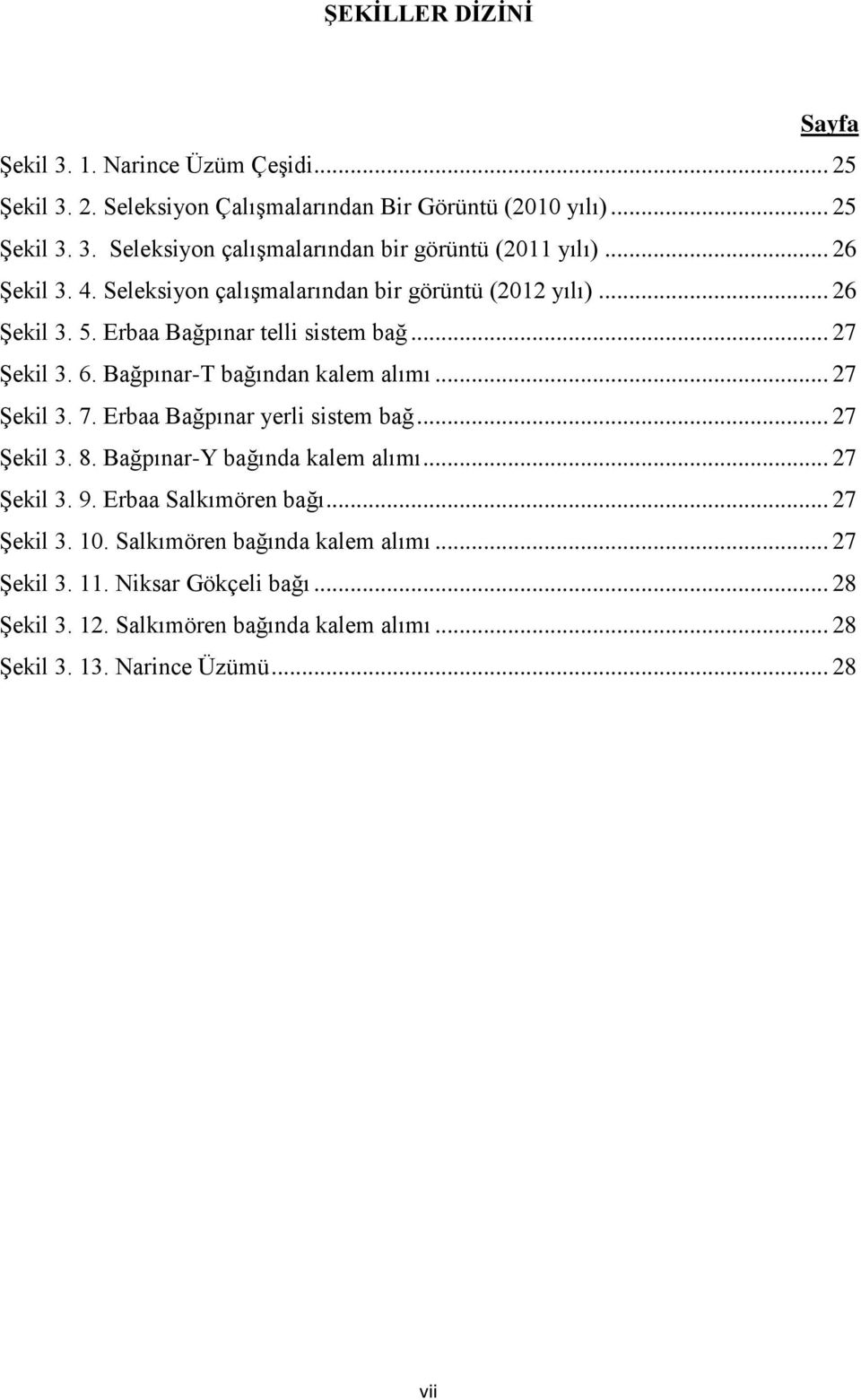 .. 27 ġekil 3. 7. Erbaa Bağpınar yerli sistem bağ... 27 ġekil 3. 8. Bağpınar-Y bağında kalem alımı... 27 ġekil 3. 9. Erbaa Salkımören bağı... 27 ġekil 3. 10.