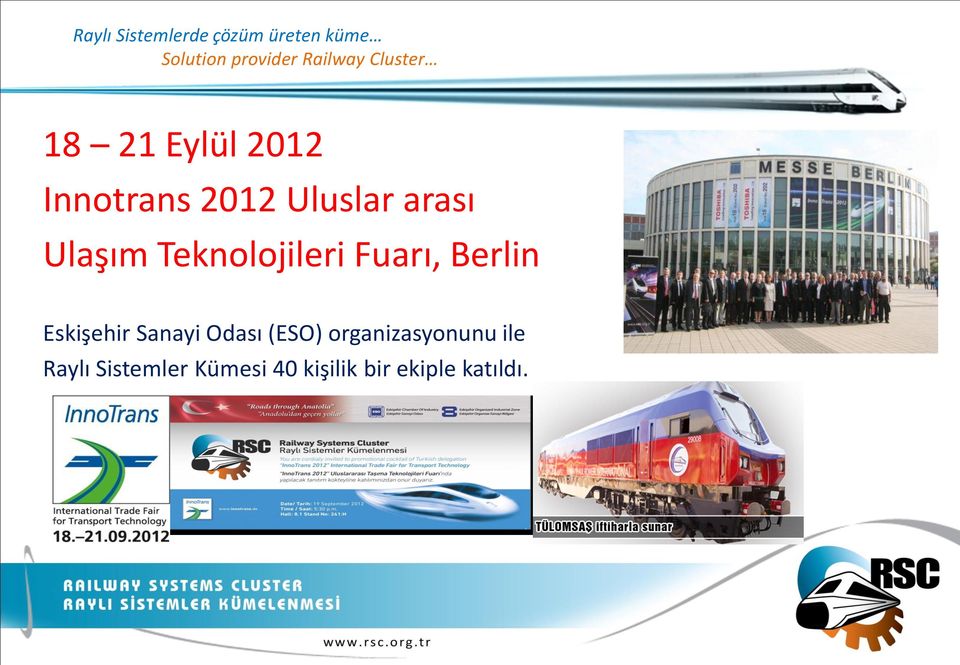Teknolojileri Fuarı, Berlin Eskişehir Sanayi Odası (ESO)