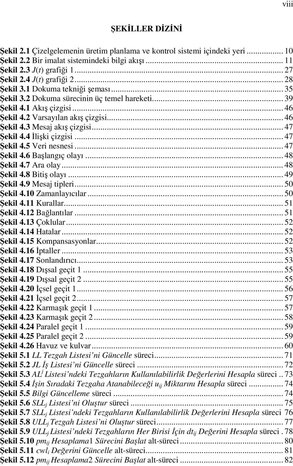 .. 47 Şekil 4.4 İlişki çizgisi... 47 Şekil 4.5 Veri nesnesi... 47 Şekil 4.6 Başlangıç olayı... 48 Şekil 4.7 Ara olay... 48 Şekil 4.8 Bitiş olayı... 49 Şekil 4.9 Mesaj tipleri... 50 Şekil 4.