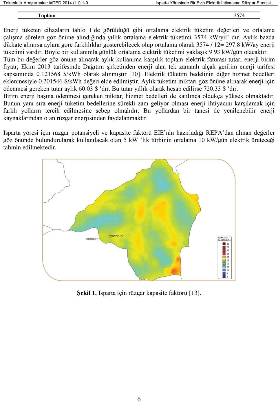 Aylık bazda dikkate alınırsa aylara göre farklılıklar gösterebilecek olup ortalama olarak 3574 / 12= 297.8 kw/ay enerji tüketimi vardır.