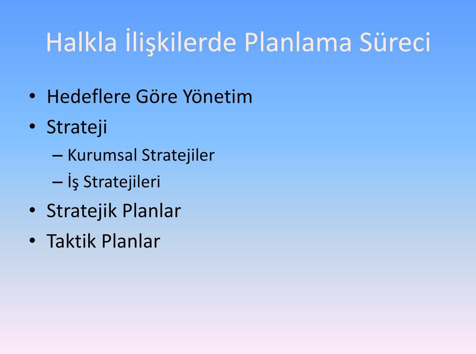 Strateji Kurumsal Stratejiler İş