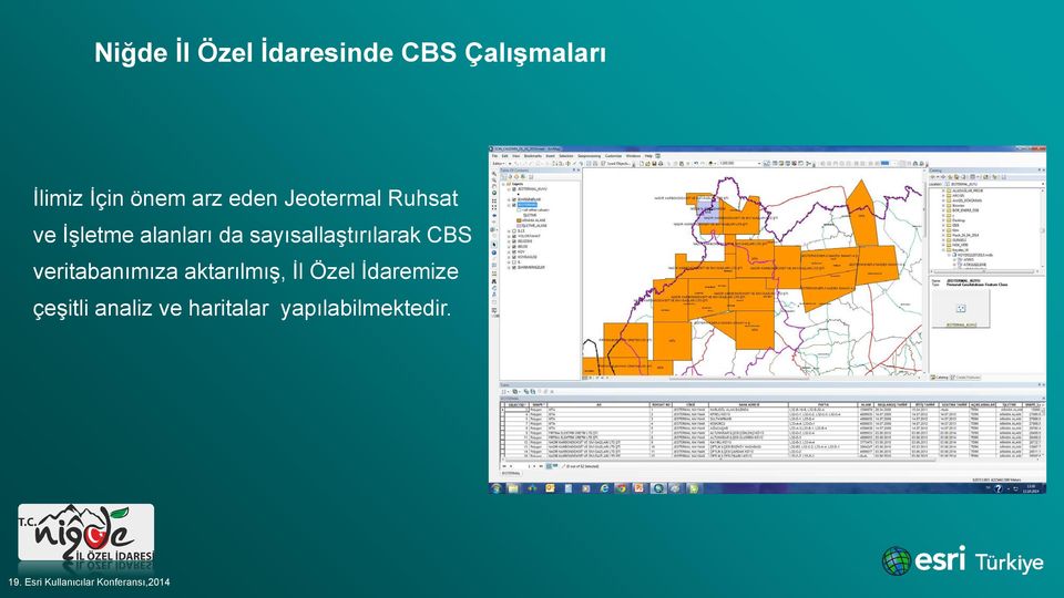 veritabanımıza aktarılmış, İl Özel İdaremize