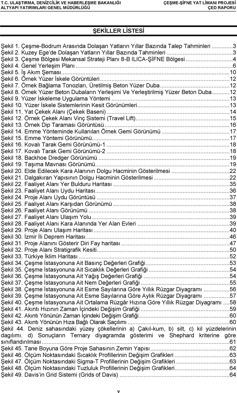 Örnek Bağlama Tonozları, Üretilmiş Beton Yüzer Duba...12 Şekil 8. Örnek Yüzer Beton Dubaların Yerleşimi Ve Yerleştirilmiş Yüzer Beton Duba...12 Şekil 9. Yüzer İskeleme Uygulama Yöntemi...13 Şekil 10.