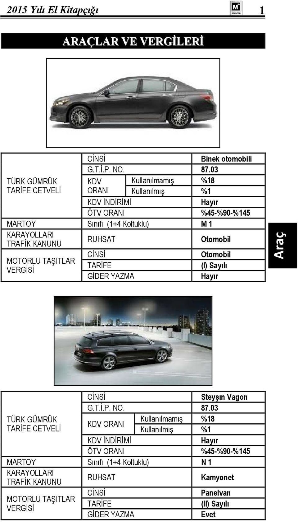 MARTOY Sınıfı (1+4 Koltuklu) M 1 Steyşın