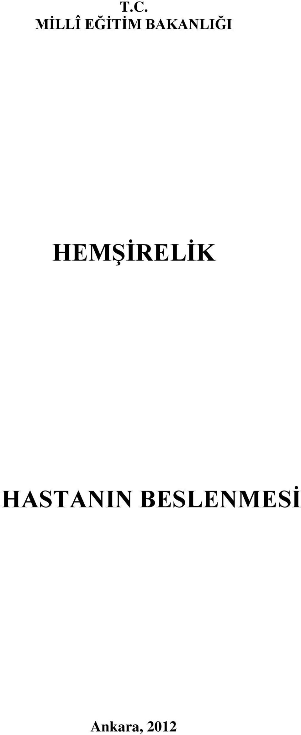 HEMŞİRELİK