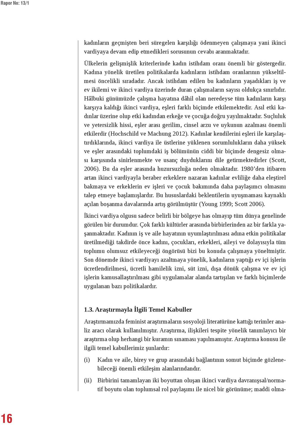 Ancak istihdam edilen bu kadınların yaşadıkları iş ve ev ikilemi ve ikinci vardiya üzerinde duran çalışmaların sayısı oldukça sınırlıdır.