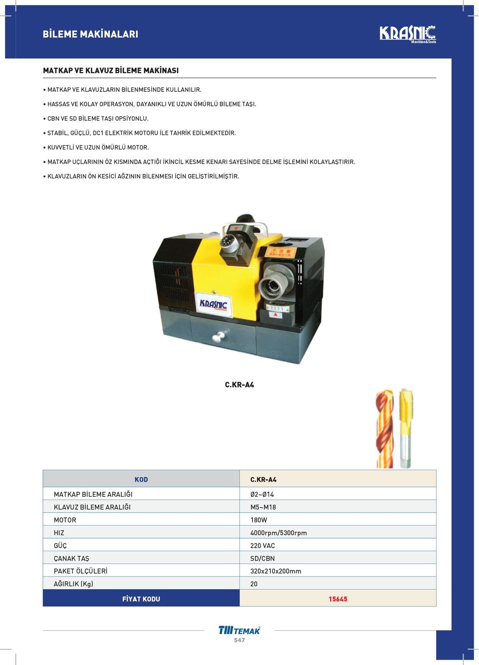 KUVVETLİ VE UZUN ÖMÜRLÜ MOTOR. MATKAP UÇLARININ ÖZ KISMINDA AÇTIĞI İKİNCİL KESME KENARI SAYESİNDE DELME İŞLEMİNİ KOLAYLAŞTIRIR.