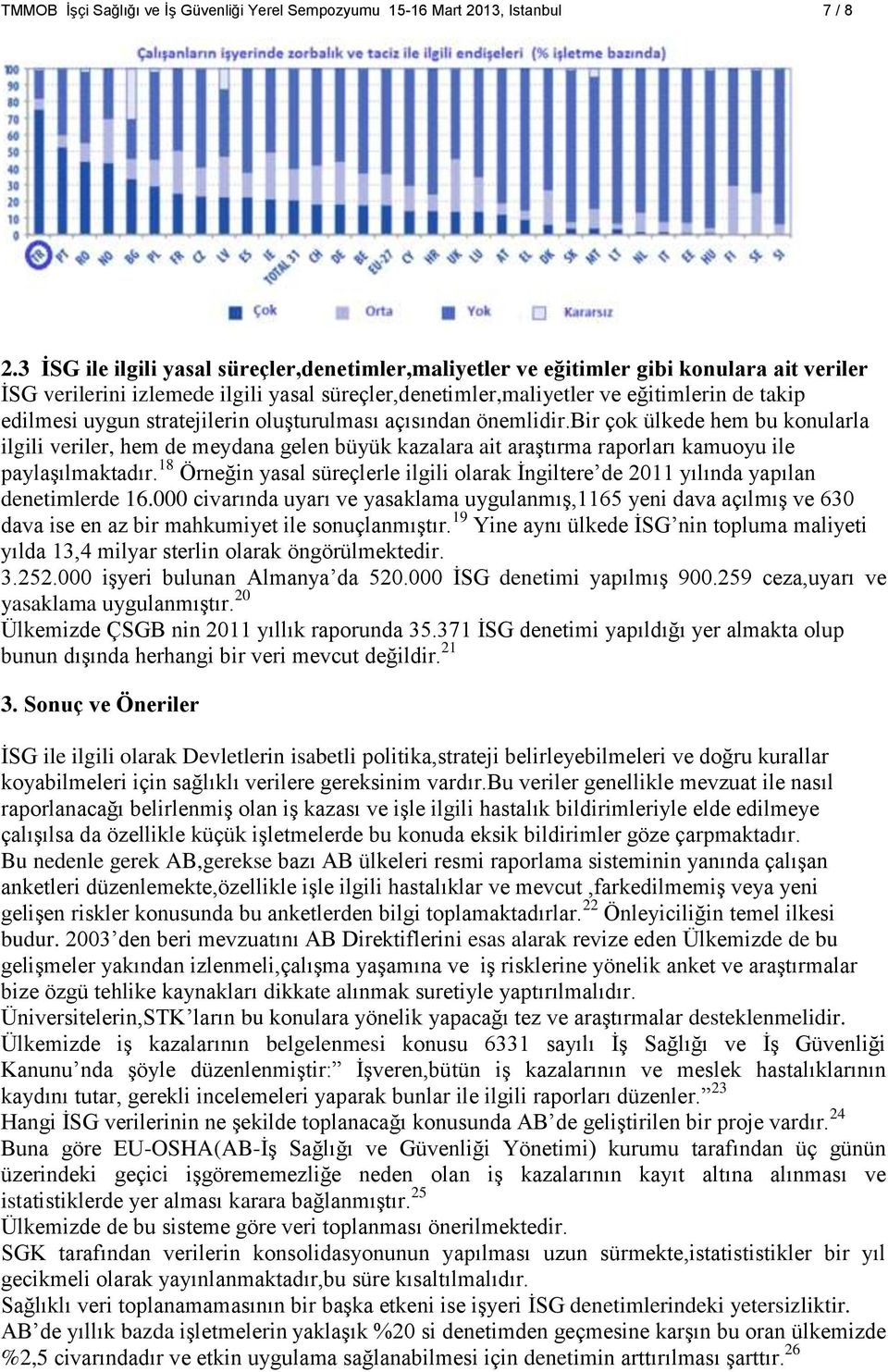 stratejilerin oluşturulması açısından önemlidir.bir çok ülkede hem bu konularla ilgili veriler, hem de meydana gelen büyük kazalara ait araştırma raporları kamuoyu ile paylaşılmaktadır.