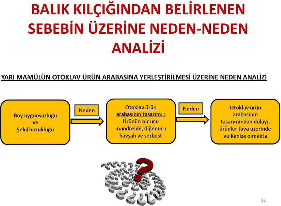 YARI MAMÜLÜN OTOKLAV ÜRÜN ARABASINA