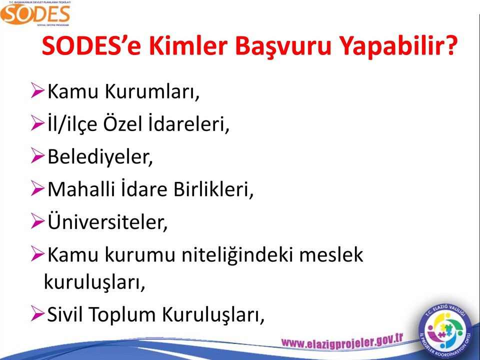 Belediyeler, Mahalli İdare Birlikleri,