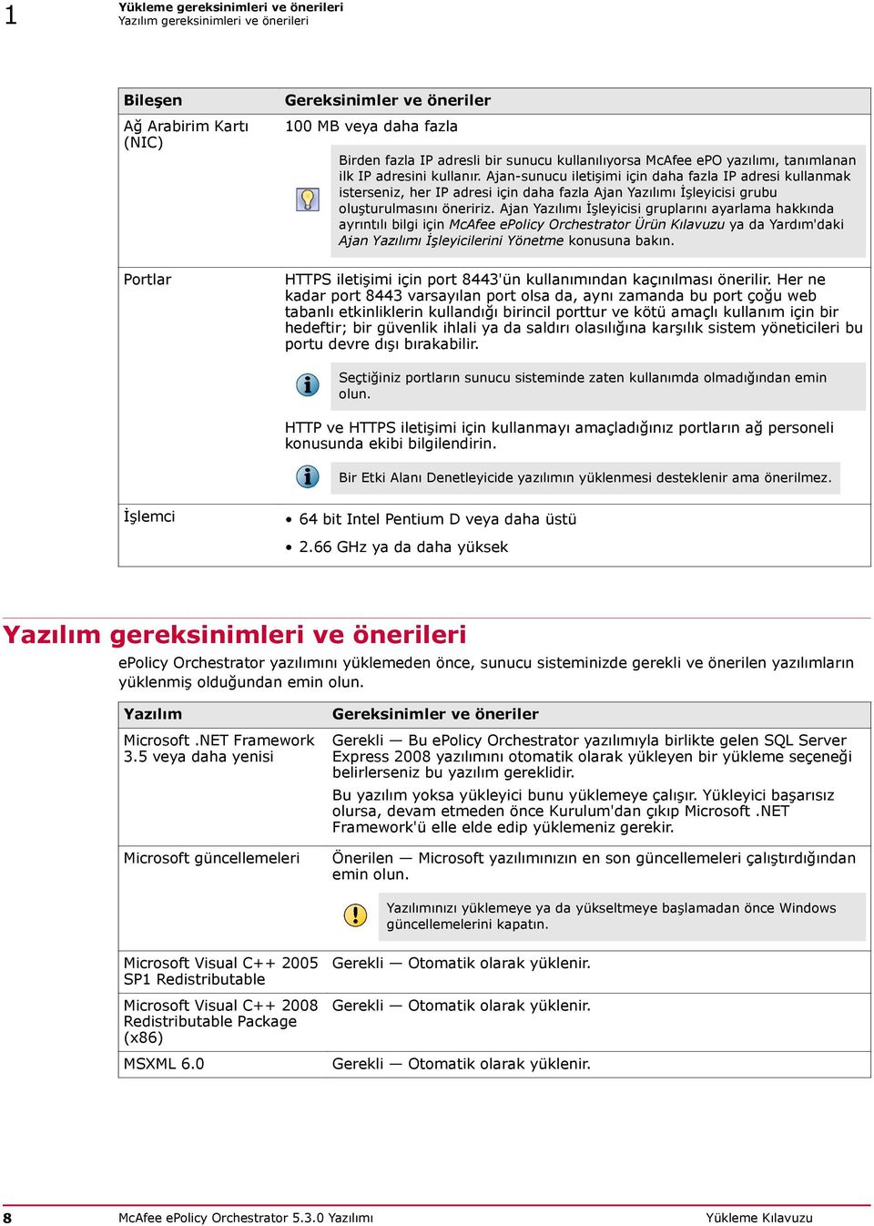 Ajan-sunucu iletişimi için daha fazla IP adresi kullanmak isterseniz, her IP adresi için daha fazla Ajan Yazılımı İşleyicisi grubu oluşturulmasını öneririz.