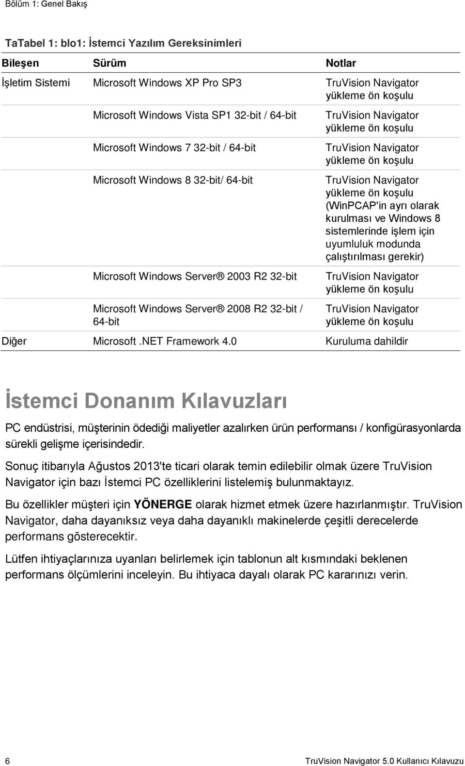 yükleme ön koşulu TruVision Navigator yükleme ön koşulu TruVision Navigator yükleme ön koşulu (WinPCAP'in ayrı olarak kurulması ve Windows 8 sistemlerinde işlem için uyumluluk modunda çalıştırılması