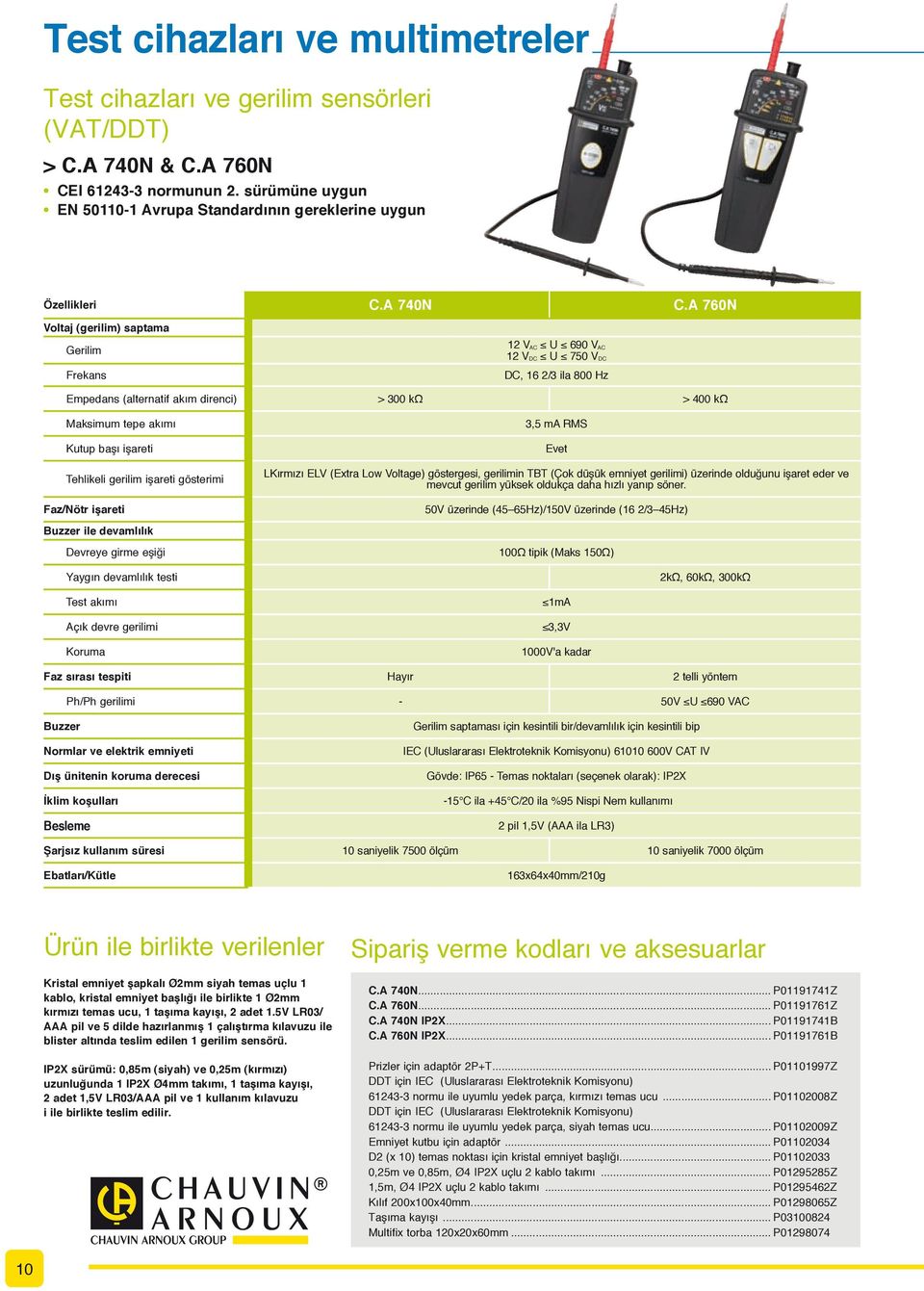 A 760N Voltaj (gerilim) saptama Gerilim 12 VAC U 690 VAC 12 VDC U 750 VDC Frekans DC, 16 2/3 ila 800 Hz Empedans (alternatif akım direnci) > 300 kω > 400 kω Maksimum tepe akımı 3,5 ma RMS Kutup başı