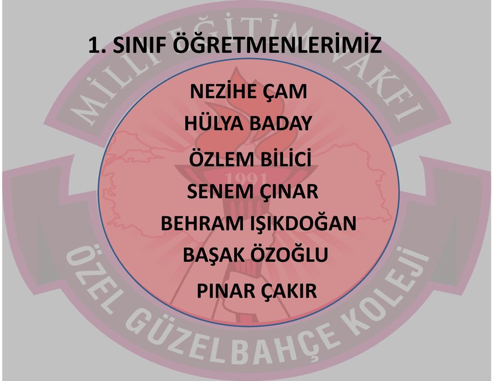 BİLİCİ SENEM ÇINAR BEHRAM