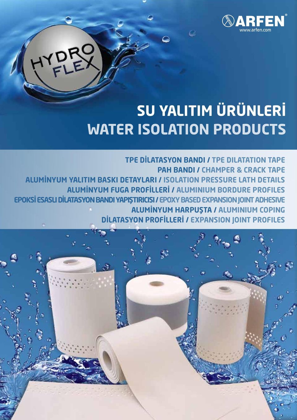 CHAMPER & CRACK TAPE ALUMİNYUM YALITIM BASKI DETAYLARI / ISOLATION PRESSURE LATH DETAILS ALUMİNYUM FUGA