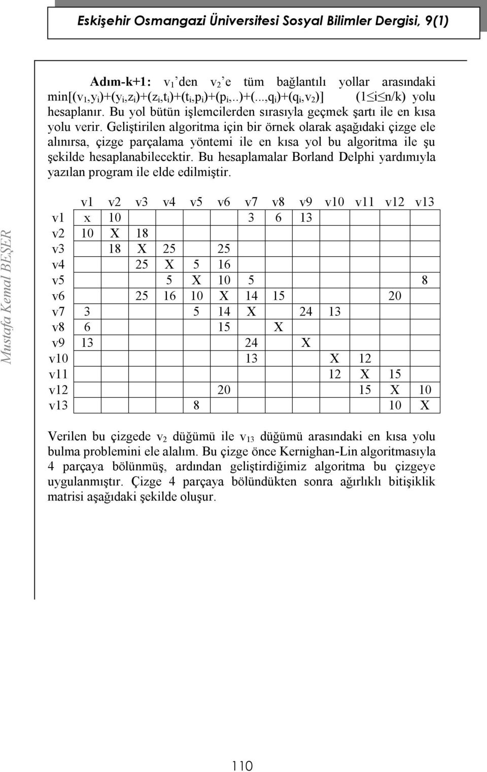 Delphi yardımıyla yazıla program ile elde edilmiştir v v2 v3 v4 v5 v6 v7 v8 v9 v0 v v2 v3 v x 0 3 6 3 v2 0 X 8 v3 8 X 25 25 v4 25 X 5 6 v5 5 X 0 5 8 v6 25 6 0 X 4 5 20 v7 3 5 4 X 24 3 v8 6 5 X v9 3