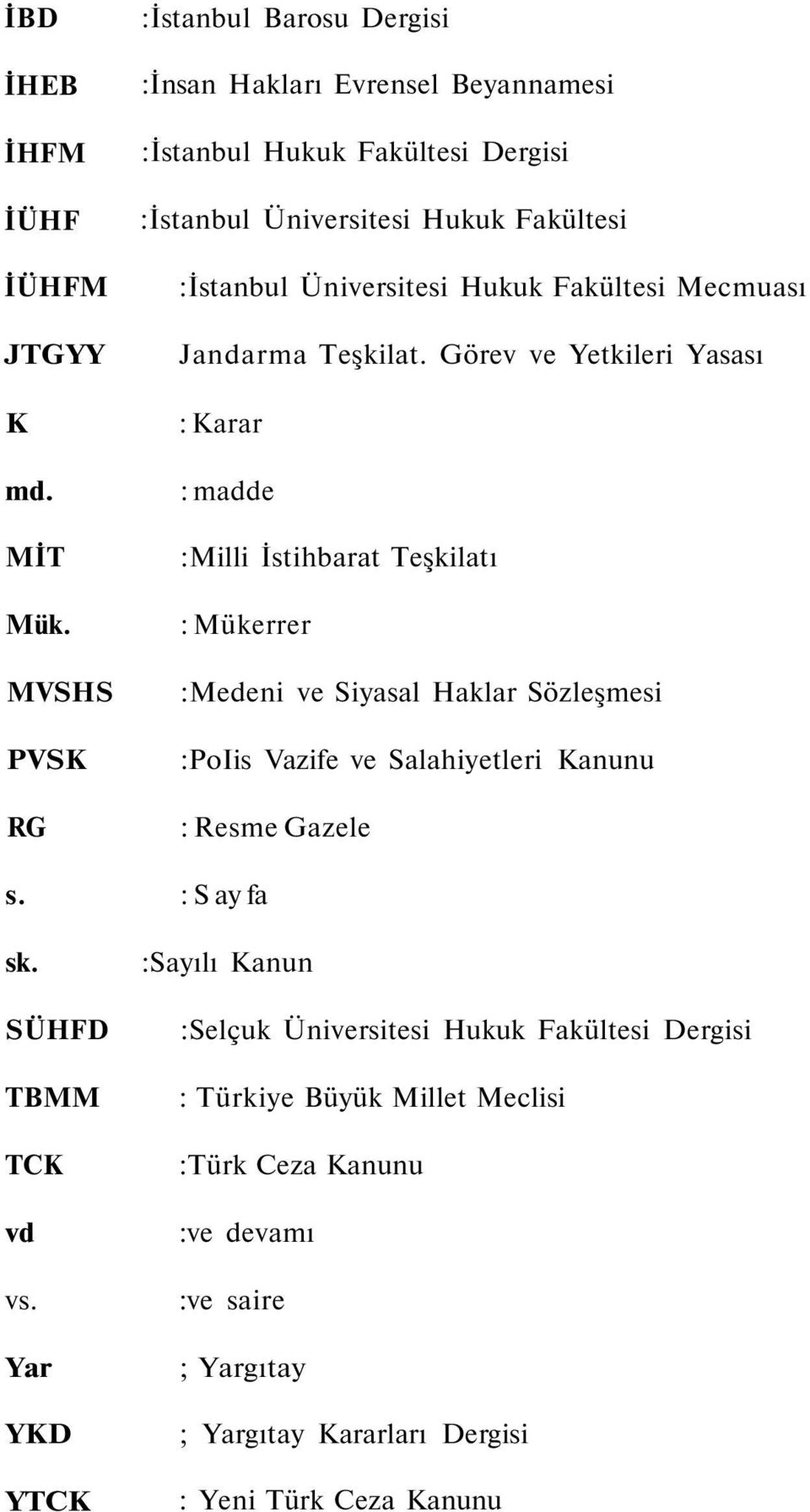 Üniversitesi Hukuk Fakültesi Mecmuası Jandarma Teşkilat.