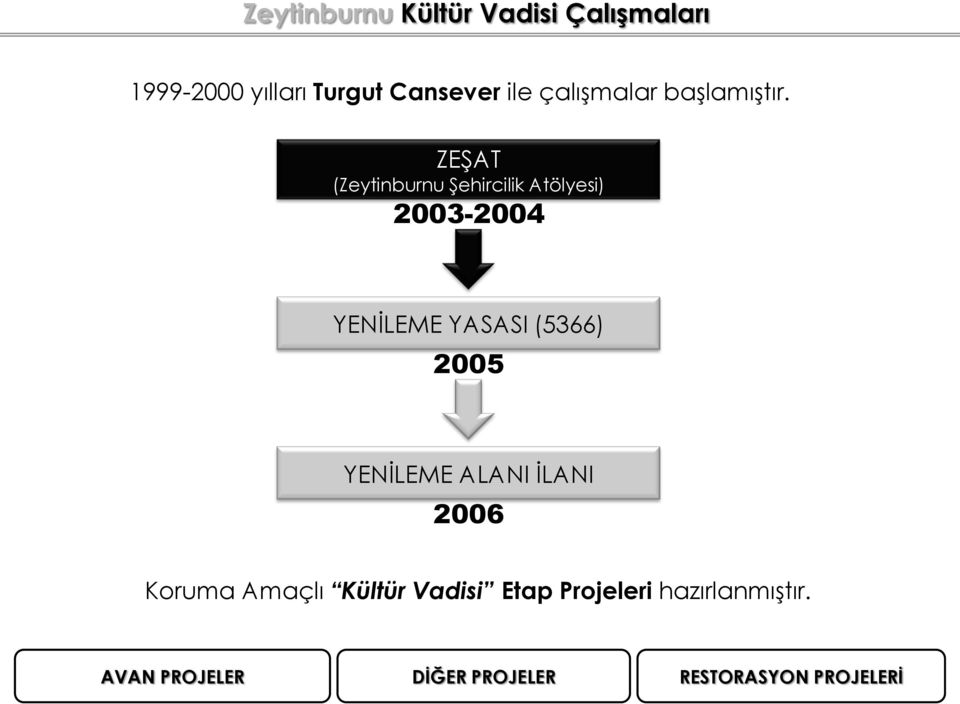 ZEŞAT (Zeytinburnu Şehircilik Atölyesi) 2003-2004 YENİLEME YASASI (5366) 2005