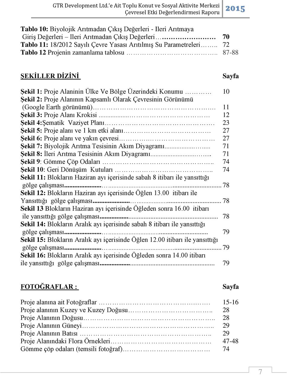 . 87-88 ġekġller DĠZĠNĠ Sayfa ġekil 1: Proje Alaninin Ülke Ve Bölge Üzerindeki Konumu 10 ġekil 2: Proje Alanının Kapsamlı Olarak Çevresinin Görünümü (Google Earth görünümü).