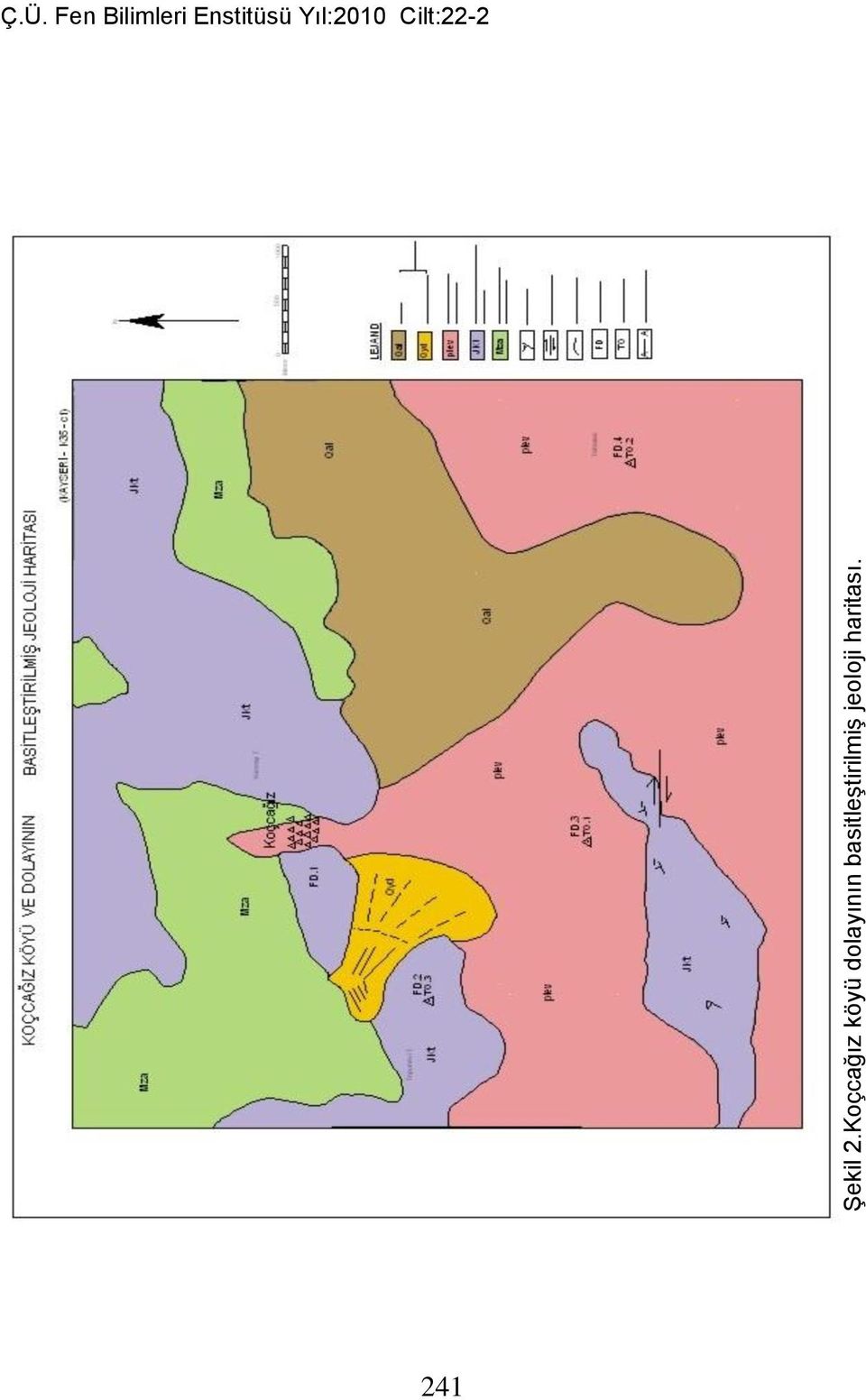 basitleştirilmiş jeoloji