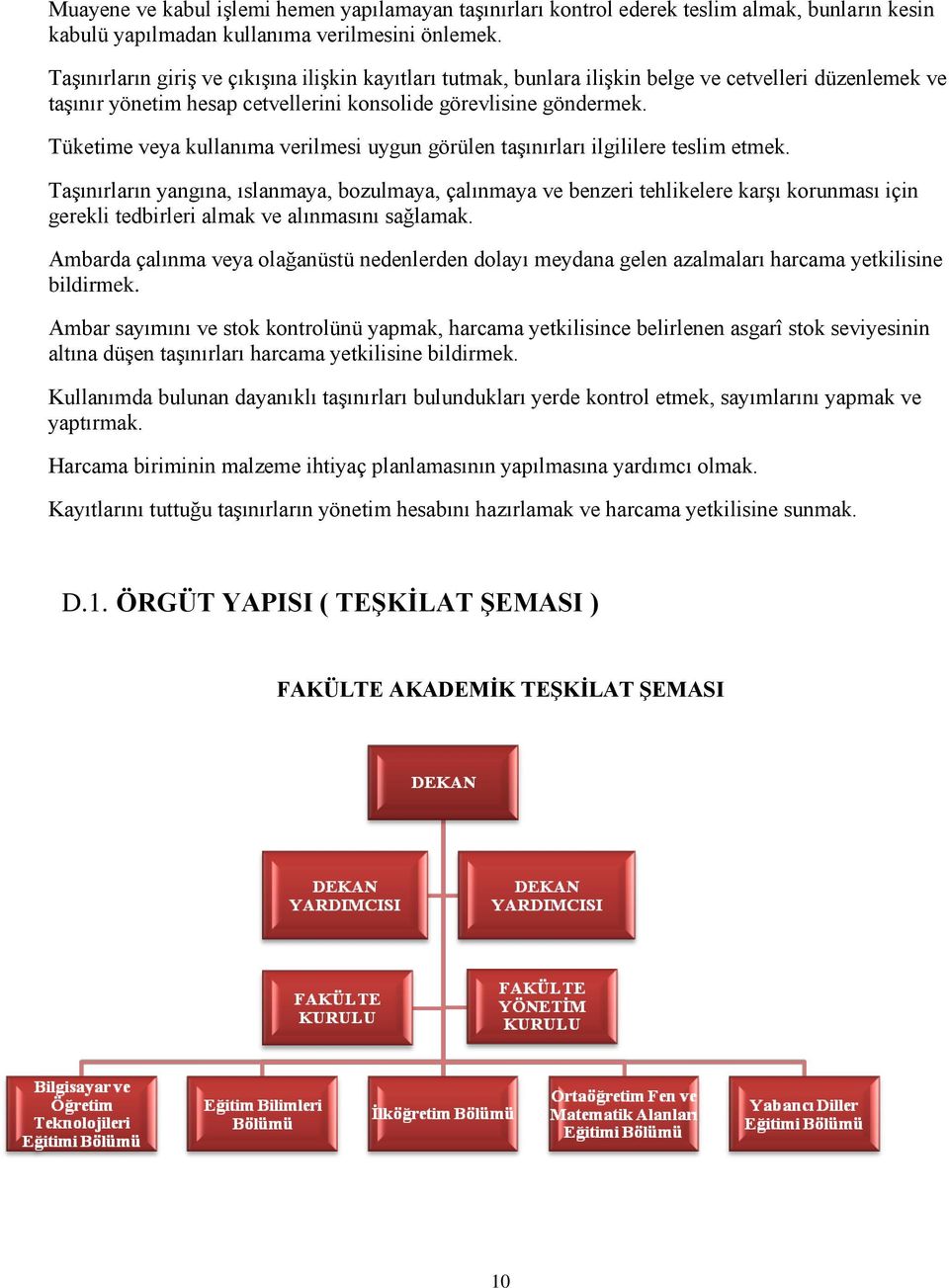 Tüketime veya kullanıma verilmesi uygun görülen taşınırları ilgililere teslim etmek.