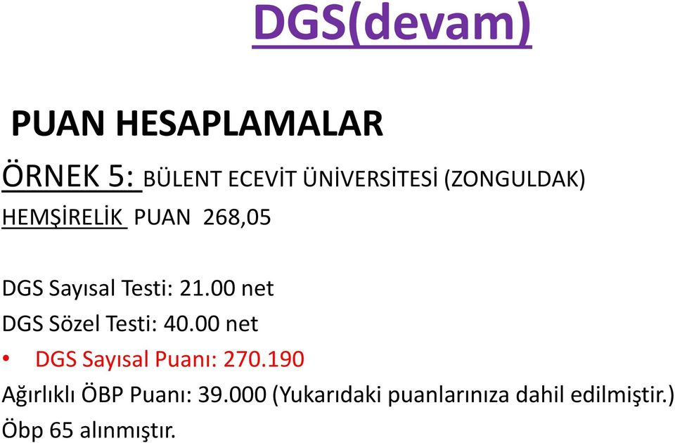 Sayısal Testi: 21.