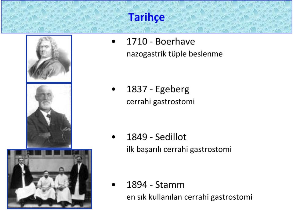 1849 - Sedillot ilk başarılı cerrahi