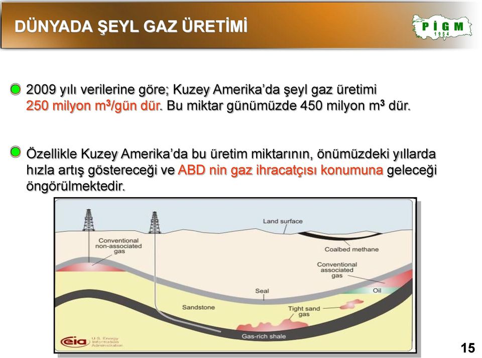 Özellikle Kuzey Amerika da bu üretim miktarının, önümüzdeki yıllarda hızla