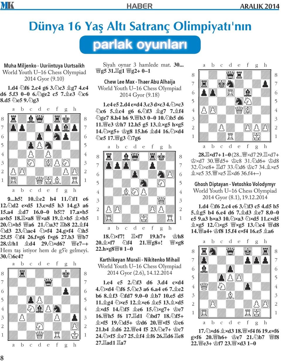 cxd5 h3 14.g3 a6 15.a4 Bd7 16.0-0 b5!? 17.axb5 axb5 18.Rxa8 Qxa8 19.Bxb5 Bxb5 20.Nxb5 Qa6 21.Na3? Rb8 22.Bf4 Nd3 23.Nac4 Nxf4 24.gxf4 Nh5 25.f5 Nf4 26.fxg6 fxg6 27.b3 Qb7 28.Kh1 Bd4 29.Nxd6?