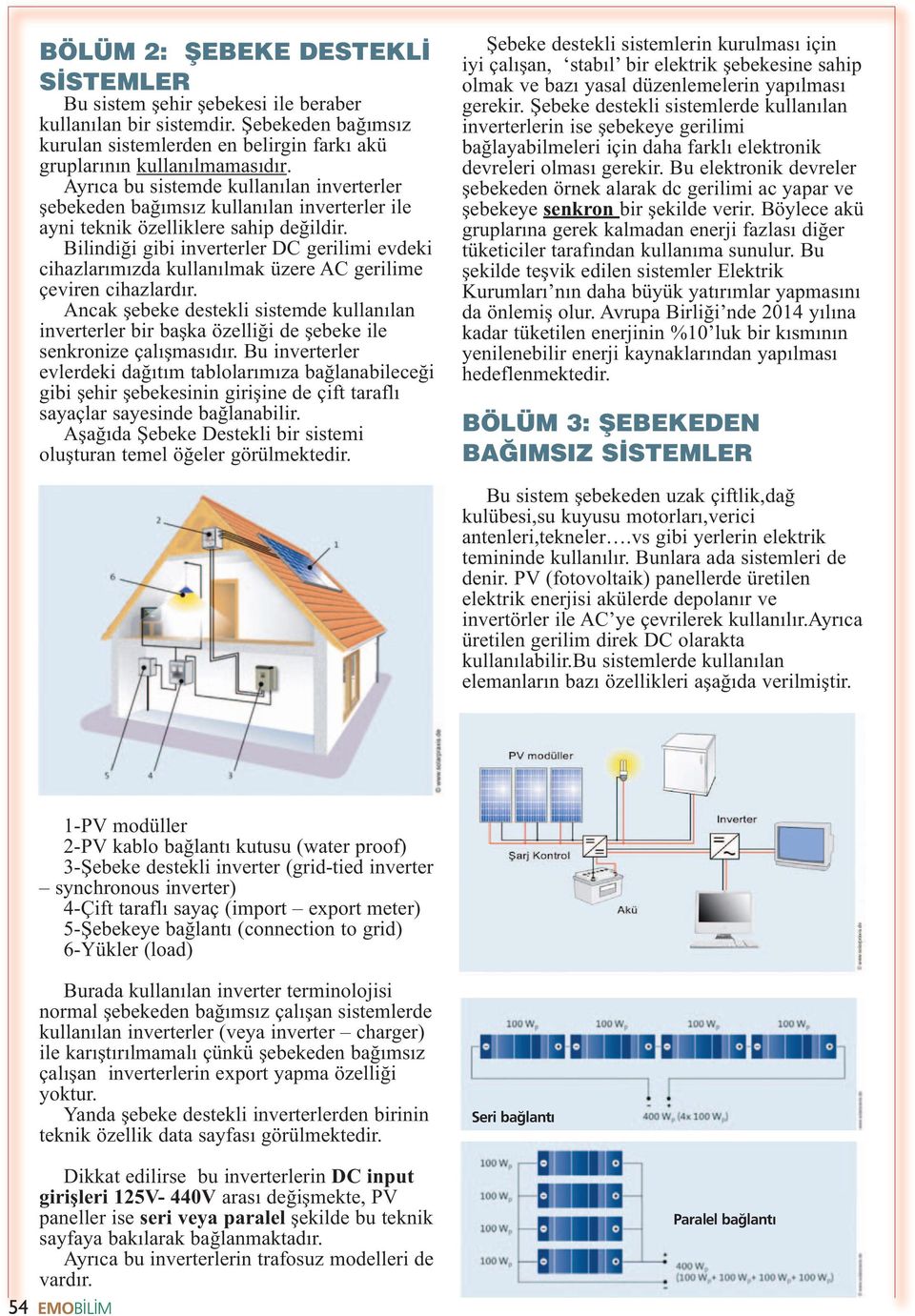 Bilindiği gibi inverterler DC gerilimi evdeki cihazlarımızda kullanılmak üzere AC gerilime çeviren cihazlardır.