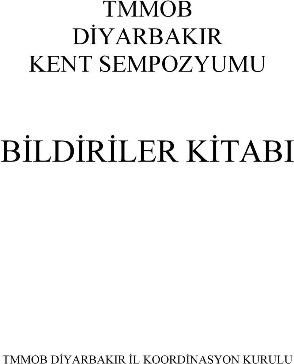 KİTABI TMMOB