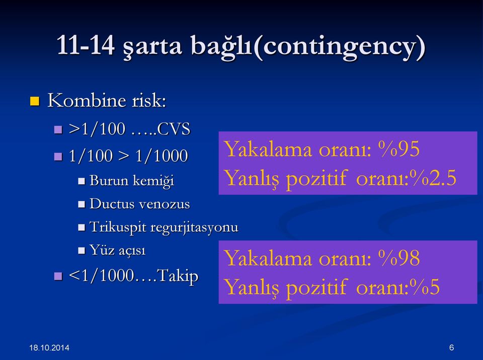 regurjitasyonu Yüz açısı <1/1000.