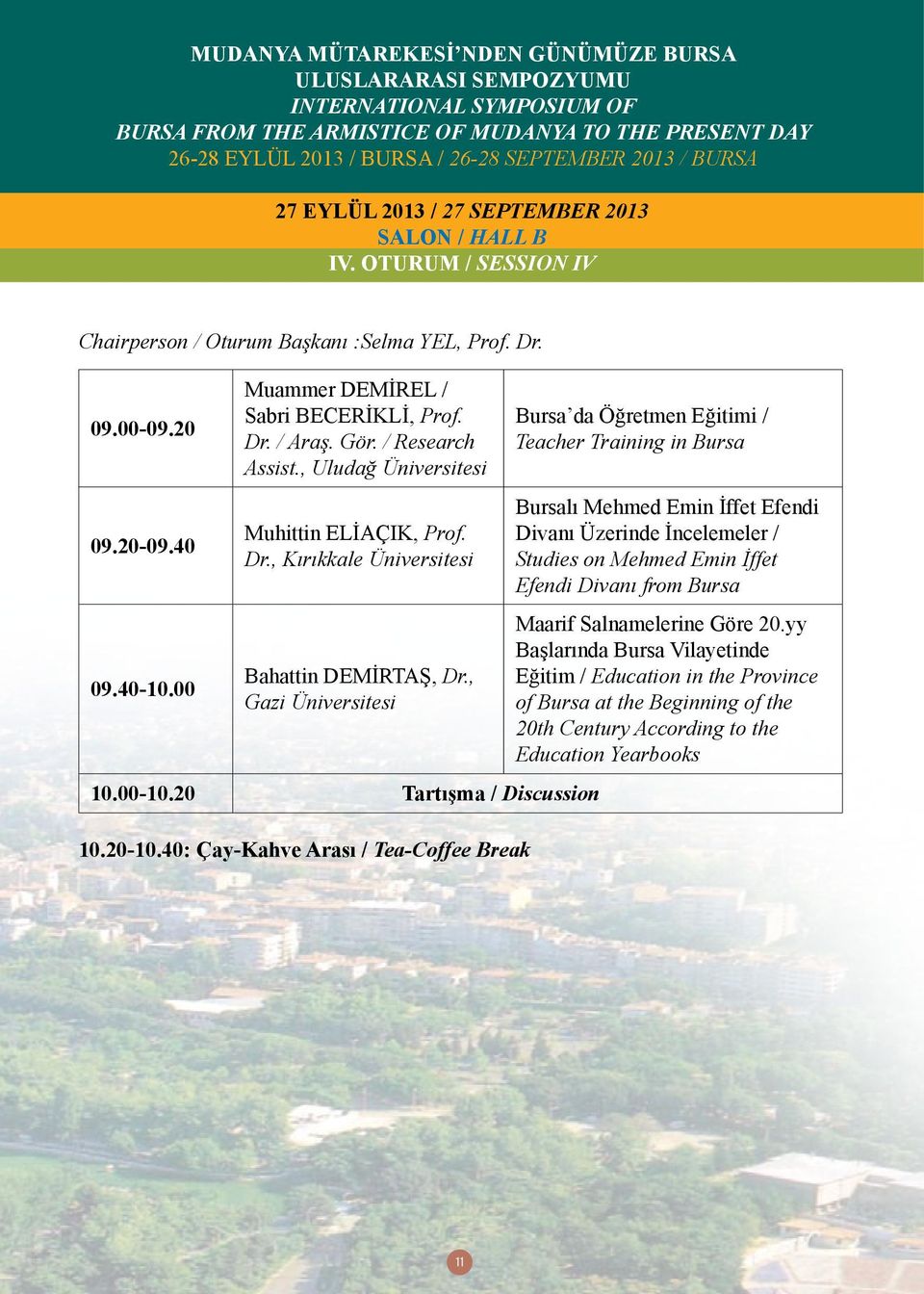 20 Tartışma / Discussion 10.20-10.