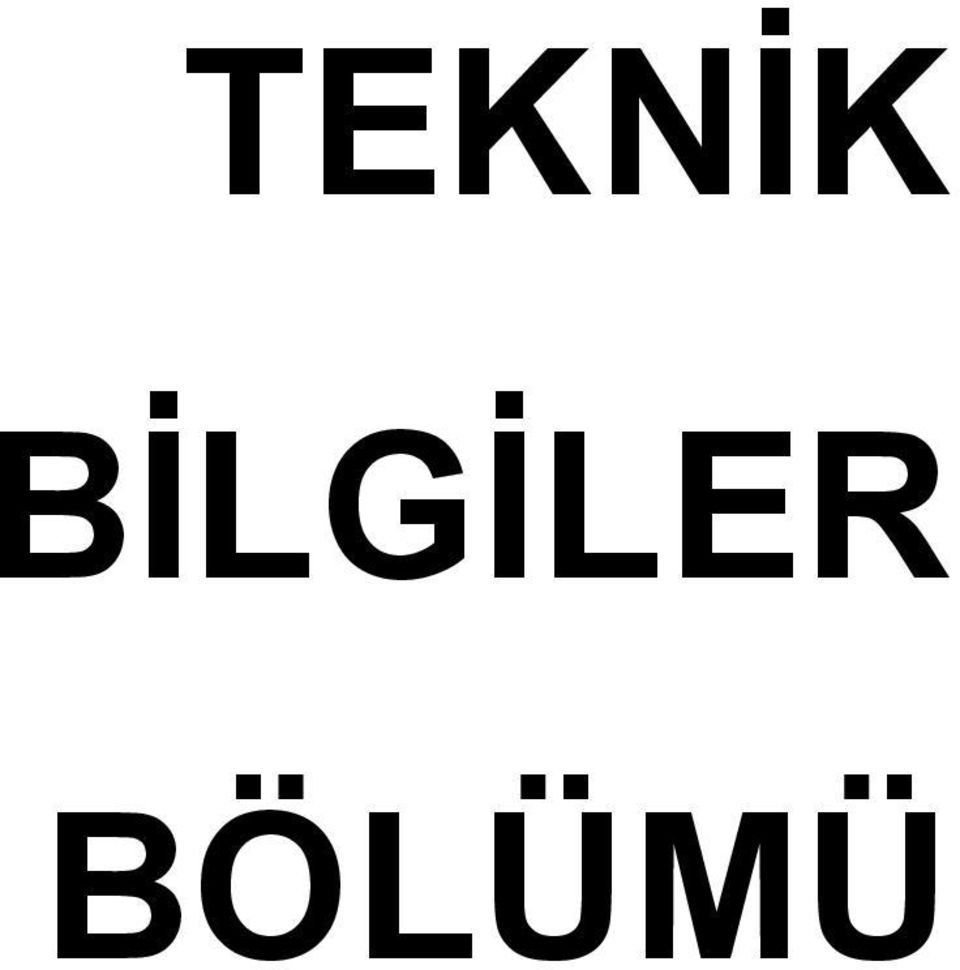 BÖLÜMÜ