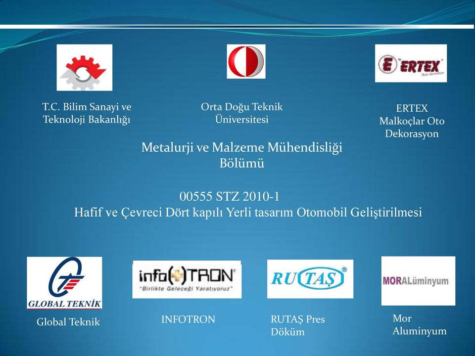 Oto Dekorasyon 00555 STZ 2010-1 Hafif ve Çevreci Dört kapılı Yerli