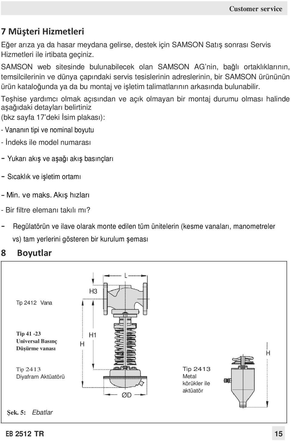 ve işletim talimatlarının arkasında bulunabilir.