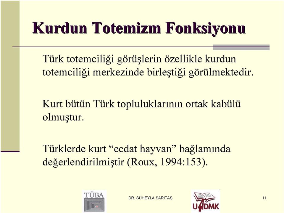 Kurt bütün Türk topluluklarının ortak kabülü olmuştur.